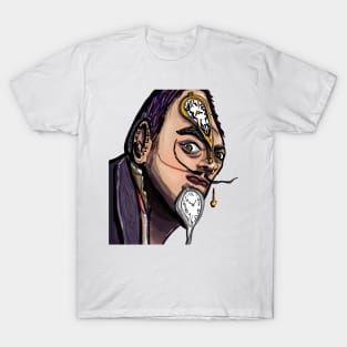 Dali melting face T-Shirt